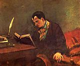 Portrait of Baudelaire by Gustave Courbet